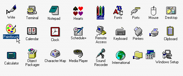 windows 98 icons